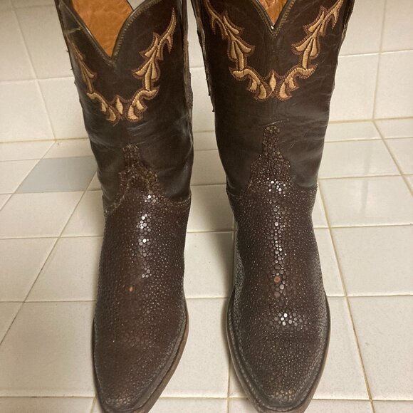 LUCCHESE stingray BOOTS 8.5 M - Picture 1 of 11